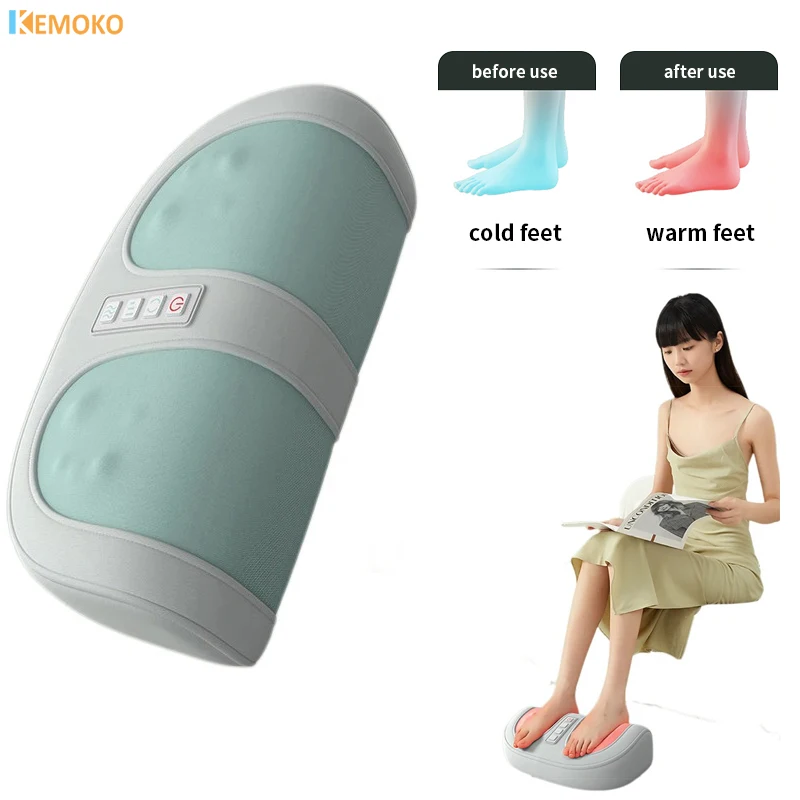 

Foot Electric Massager Deep Kneading Therapy Relief Hot Compress Shiatsu Chronic Pain Muscle Tension Foot Leg Spa Machine Relax