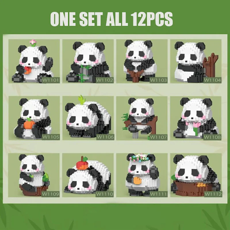 MOC Chinese Toys Hobbies Animal Cute Kawaii Panda Micro Building Blocks Model Mini Bricks Toys for Kid Gifts
MOC Chinese Toys Hobbies Animal Cute Kawaii Panda Micro Building Blocks Model Mini Bricks Toys for Kid Gifts