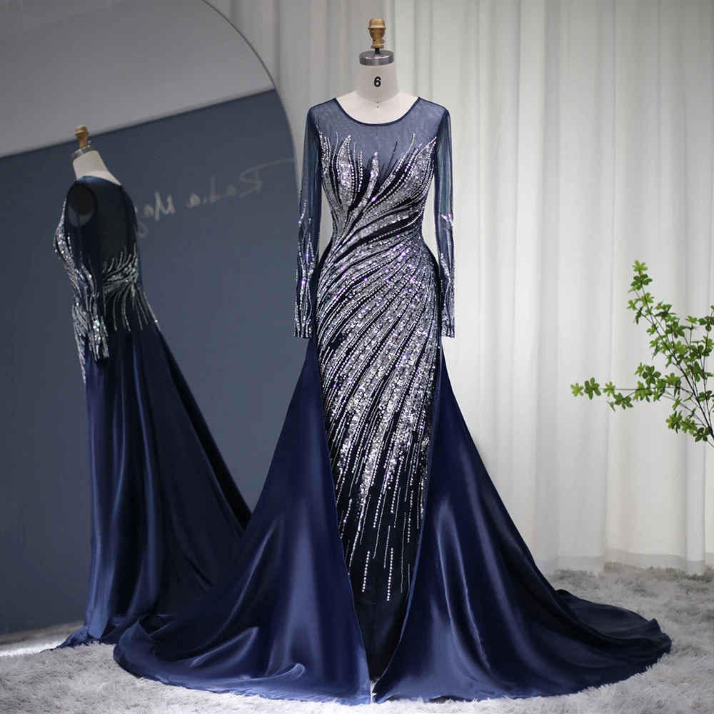 Elegant Navy Blue Mermaid Arabic Evening Dresses Luxury Dubai Overskirt Long Sleeve Wedding Formal Guest Partys 1 Mallzona Sb859c59e08da4111b683d2ccfceffcb6X Elegant Navy Blue Mermaid Arabic Evening Dresses Luxury Dubai Overskirt Long Sleeve Wedding Formal Guest Partys Mallzona