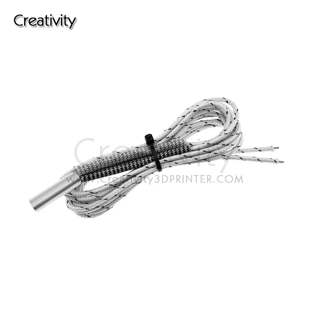 1PCS Heating tube 6*20mm 12V 24V 50W Ceramic Cartridge Heater 1M 2M Reprap&Mendel For V6 J-head Extruder 3D printer part
1PCS Heating tube 6*20mm 12V 24V 50W Ceramic Cartridge Heater 1M 2M Reprap&Mendel For V6 J-head Extruder 3D printer part