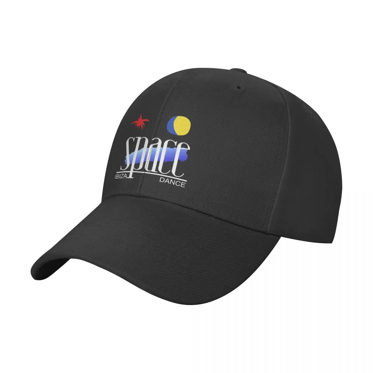

SPACE Ibiza Dance: MODEL 2 classic black Mythical nightclub of La French Touch Baseball Cap Ball Cap Hat For Girls Men's