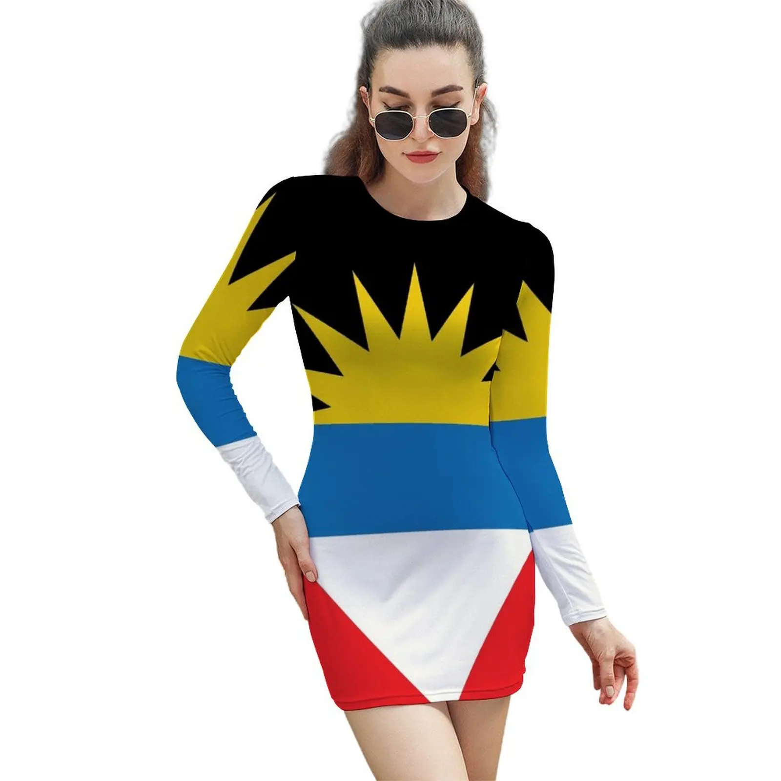 Antigua and Barbuda National Flag Long-Sleeved Sheath Dress elegant dresses plus sizes luxury dresses
Antigua and Barbuda National Flag Long-Sleeved Sheath Dress elegant dresses plus sizes luxury dresses