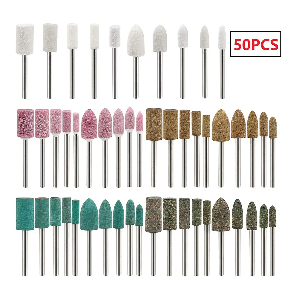 50PC 4/5/6/8/10mm Grinding Polishing Head Tool 3mm Grindstone Assorted Ceramic Mounted Point For Mold Glass Metal Polishing
50PC 4/5/6/8/10mm Grinding Polishing Head Tool 3mm Grindstone Assorted Ceramic Mounted Point For Mold Glass Metal Polishing