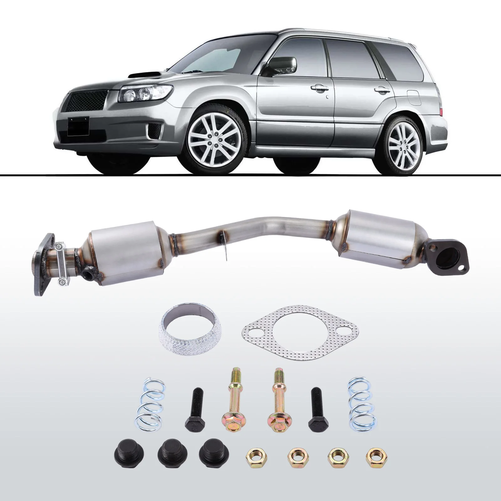 Каталитический конвертер EPA OBDII Для Subaru Forester Impreza Baja 1999 л 2000 2001 2002 2003 2004 2005
Каталитический конвертер EPA OBDII Для Subaru Forester Impreza Baja 1999 л 2000 2001 2002 2003 2004 2005