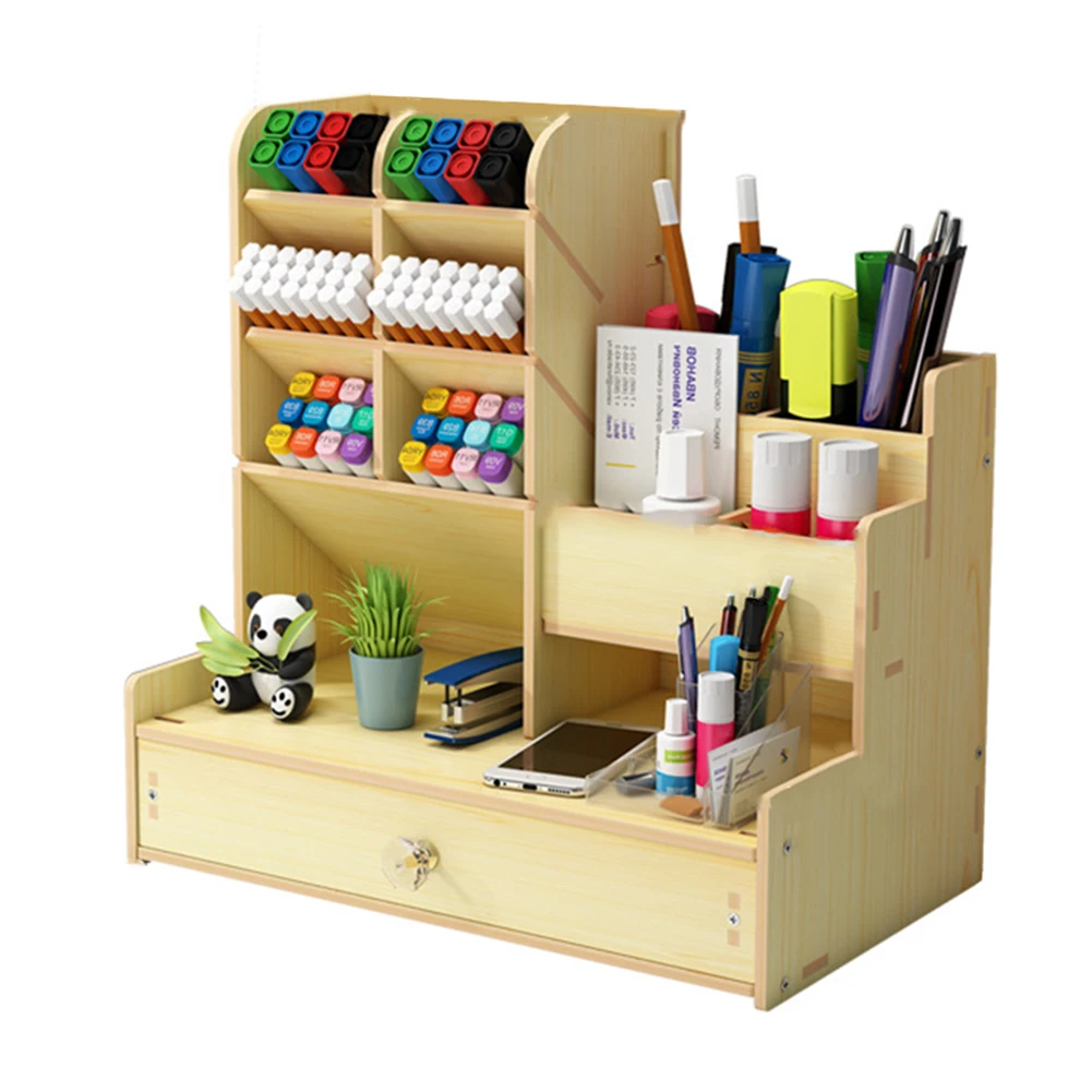 Pen Holder Nordic Storage Box Creativity Office Desk Stationery Box Large Capacity Wooden Rack Wooden Organizer Box
Pen Holder Nordic Storage Box Creativity Office Desk Stationery Box Large Capacity Wooden Rack Wooden Organizer Box