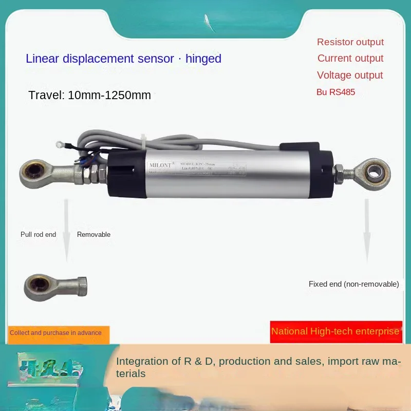 Packaging Machine Trolley Displacement Sensor Resistance Scale Ranging Shift RS485
Packaging Machine Trolley Displacement Sensor Resistance Scale Ranging Shift RS485