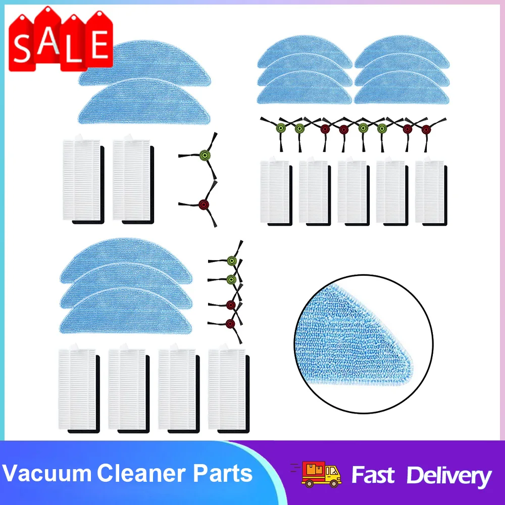 Side Brush Filter Mop Cloth Kit For Cecotec For Conga Eternal Pet Max X-Treme Robotic Vacuum Cleaner Accessories Replacement
Side Brush Filter Mop Cloth Kit For Cecotec For Conga Eternal Pet Max X-Treme Robotic Vacuum Cleaner Accessories Replacement