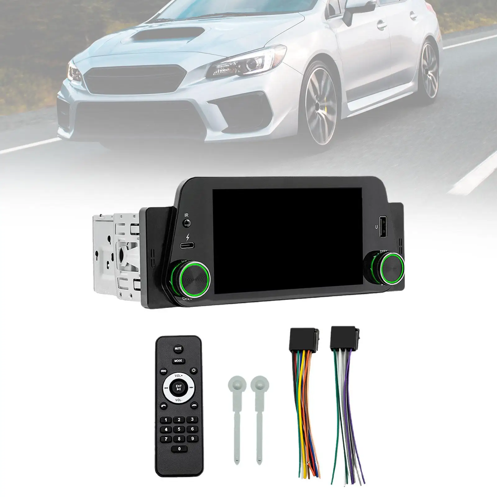 5" Car MP5 Player Multifunctional Support Driving Recorder Navigation Screen Video Playback Screen Projection Vehicles Rds Radio
5" Car MP5 Player Multifunctional Support Driving Recorder Navigation Screen Video Playback Screen Projection Vehicles Rds Radio