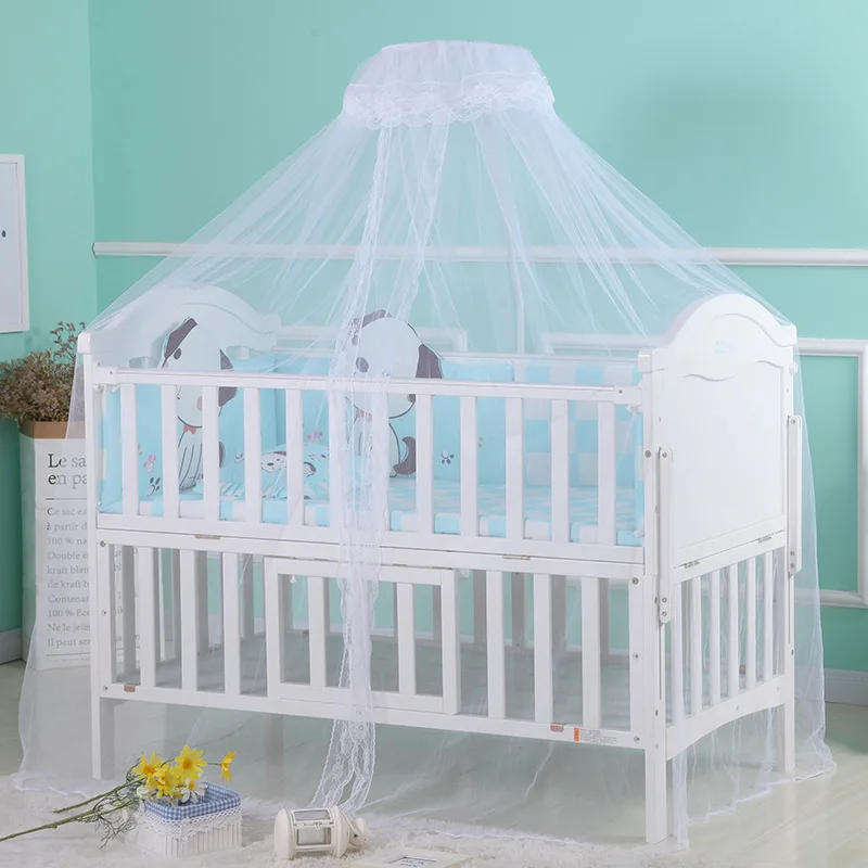 

Baby Cribs Mosquito Net for Bed Door Type Portable Crib Bed Curtain Universal Anti Mosquito Cover Mosquito Nets for Baby Cot Bed