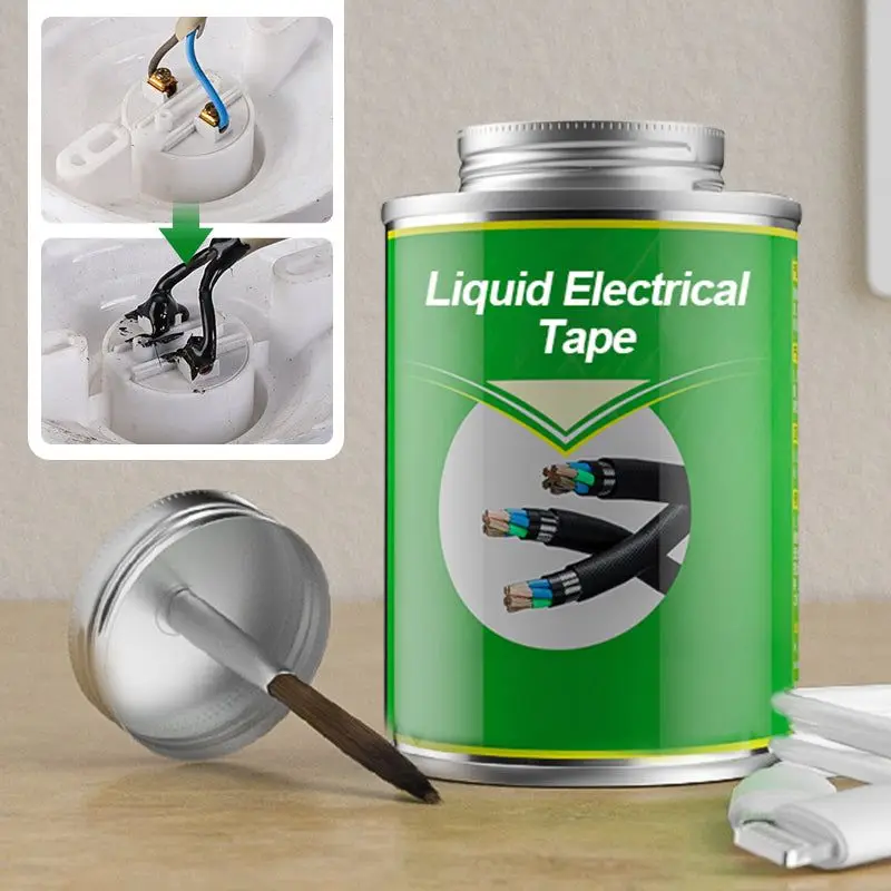 100/260ml Liquid Electrical Tape Insulating Tape Repair Rubber Electrical Wire Cable Coat Fix Line Glue Liquid Insulation Paste
100/260ml Liquid Electrical Tape Insulating Tape Repair Rubber Electrical Wire Cable Coat Fix Line Glue Liquid Insulation Paste