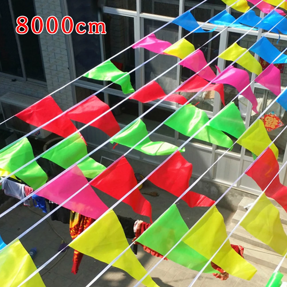5 Colors Triangle String Flags Bunting 80M Celebration Party Holiday Decoration Triangle String Flags For Birthdays Parties
5 Colors Triangle String Flags Bunting 80M Celebration Party Holiday Decoration Triangle String Flags For Birthdays Parties