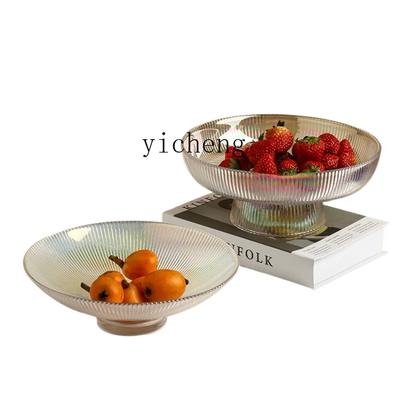 ZL Light Luxury Glass Fruit Plate Living Room Home Modern and Unique Creative Coffee Table Snack Dish
ZL Light Luxury Glass Fruit Plate Living Room Home Modern and Unique Creative Coffee Table Snack Dish