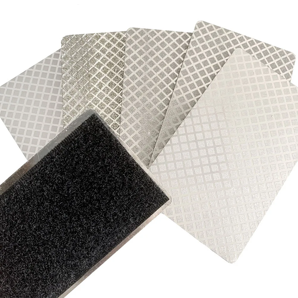 90×55×2.5mm Diamond Sharpener Grinding Sharpening Stone Sheet Hook&Loop Backing For Hand Tools Accessories
90×55×2.5mm Diamond Sharpener Grinding Sharpening Stone Sheet Hook&Loop Backing For Hand Tools Accessories