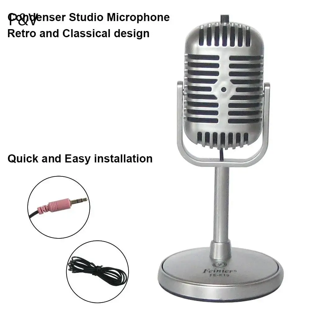 New Classical Design Vintage Retro PC Laptop Studio Gooseneck Microphone MIC MICFE19
New Classical Design Vintage Retro PC Laptop Studio Gooseneck Microphone MIC MICFE19