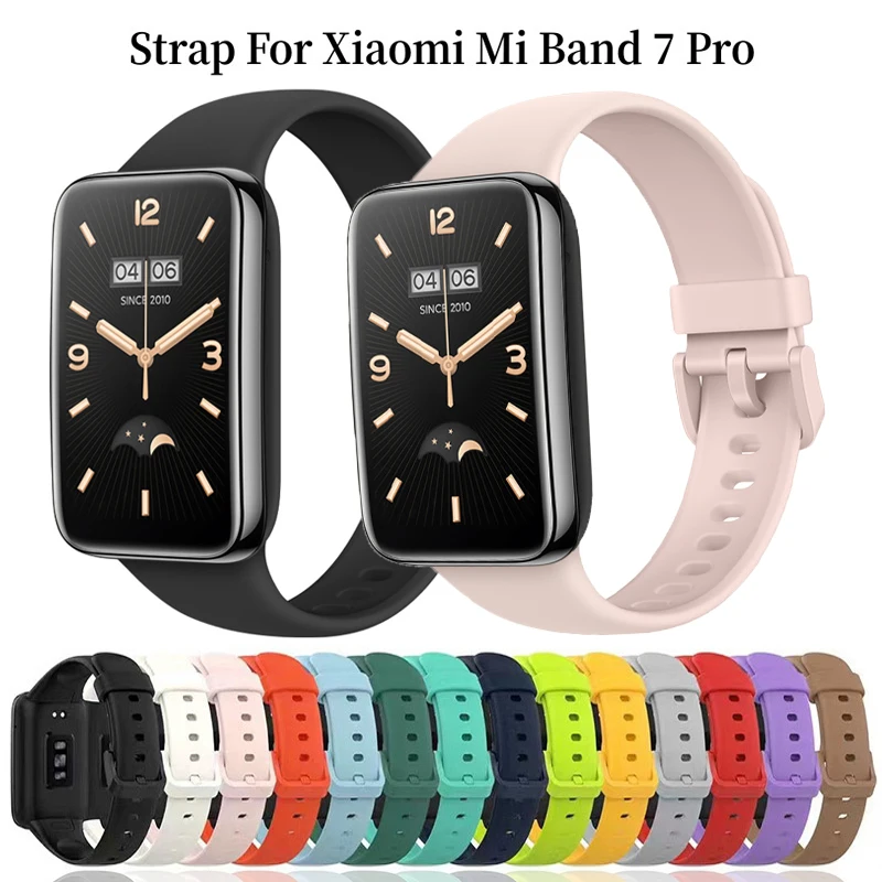 Silicone Strap For Xiaomi Mi Band 7 Pro Smartwatch Replacement Wristband Bracelet for Miband7 Pro Watch Accessories Sports Strap
Silicone Strap For Xiaomi Mi Band 7 Pro Smartwatch Replacement Wristband Bracelet for Miband7 Pro Watch Accessories Sports Strap