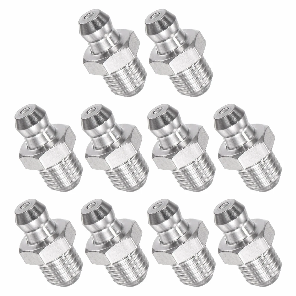 Durable New Practical Mechanical Equipment Grease 304 Stainless Steel Hydraulic Grease Fitting M8x1mm Straight
Durable New Practical Mechanical Equipment Grease 304 Stainless Steel Hydraulic Grease Fitting M8x1mm Straight