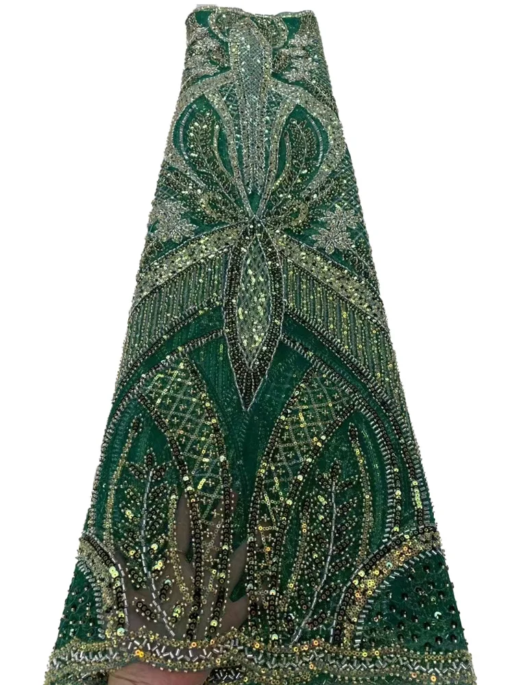 Latest Green Beads Tulle Lace Embroidered Sequins African Lace Fabric 2023 High Quality French Lace for Wedding Dress YY169
Latest Green Beads Tulle Lace Embroidered Sequins African Lace Fabric 2023 High Quality French Lace for Wedding Dress YY169