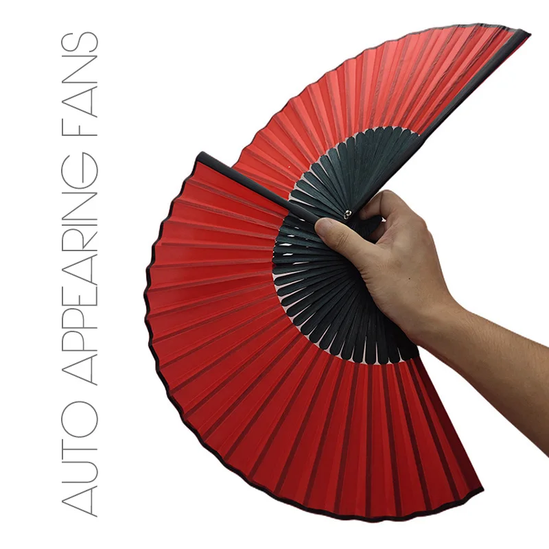 Auto Appearing Fans Magic Tricks Two Fans Set Folded Fan Opened Instantly Magician Stage Illusions Gimmicks Mentalism Props
Auto Appearing Fans Magic Tricks Two Fans Set Folded Fan Opened Instantly Magician Stage Illusions Gimmicks Mentalism Props
