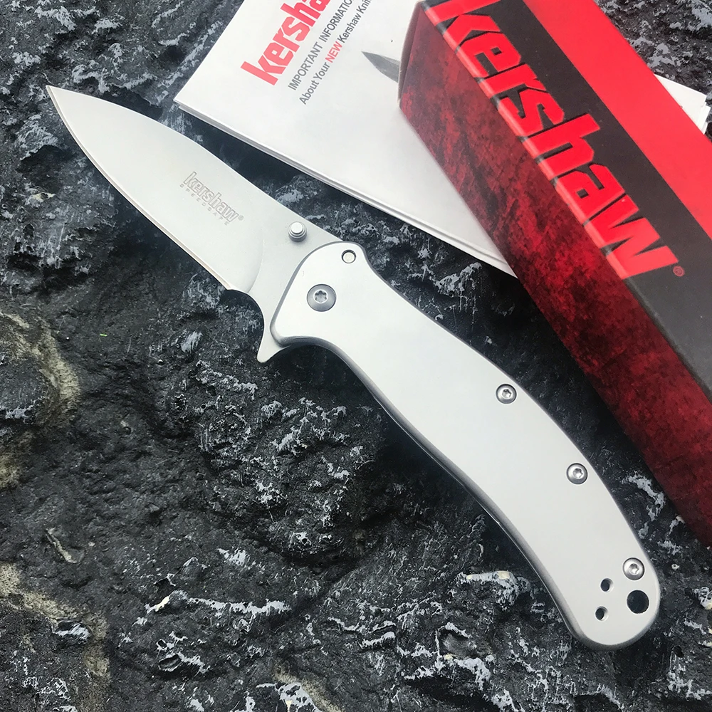 

Kershaw 1730 Self Defense Stainless Steel Camping Utility Pocket Knife Sharp Knife Survival Folding Knives Hunting Jackknife EDC