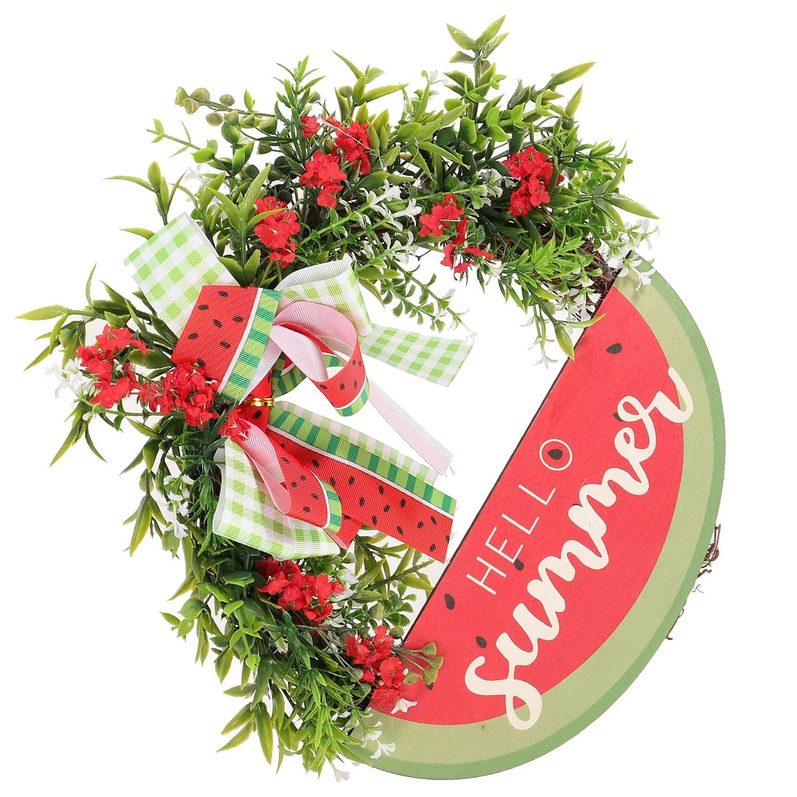 Watermelon Wreath Door Supplies Garland Multi-function Hanging Decor Plant Front Summer Decorative 
Watermelon Wreath Door Supplies Garland Multi-function Hanging Decor Plant Front Summer Decorative