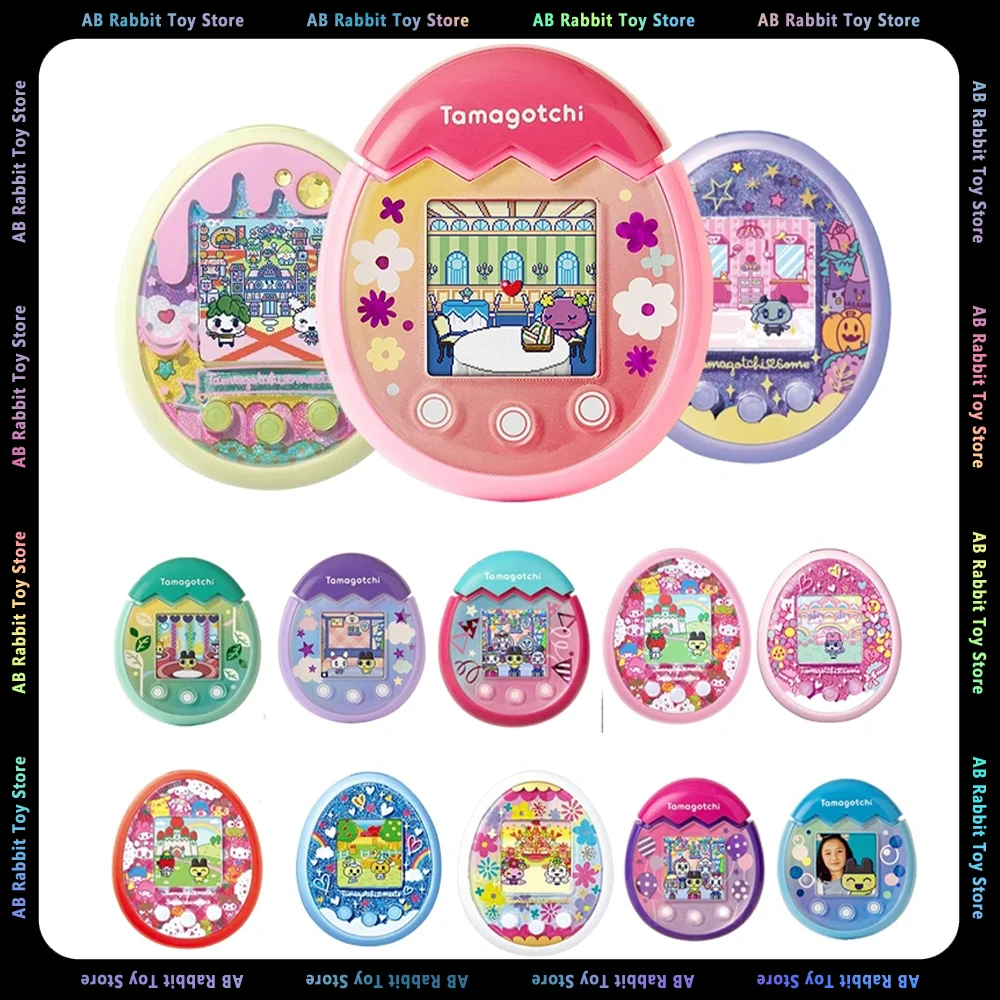 

Bandai Original Tamagotchi Electronic Pet Eggs Pix Some Series Developmental Toys Plaything Sanrio Pet Egg Collectible Gifts