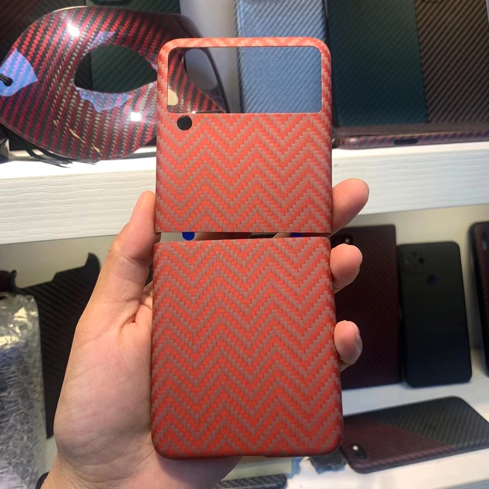 Dropshipping Real Aramid Fiber Color Carbon Fiber For Samsung Galaxy Z Flip 3 Ultra-thin Anti-drop Z Flip3 Phone Hard CASE Cover
Dropshipping Real Aramid Fiber Color Carbon Fiber For Samsung Galaxy Z Flip 3 Ultra-thin Anti-drop Z Flip3 Phone Hard CASE Cover