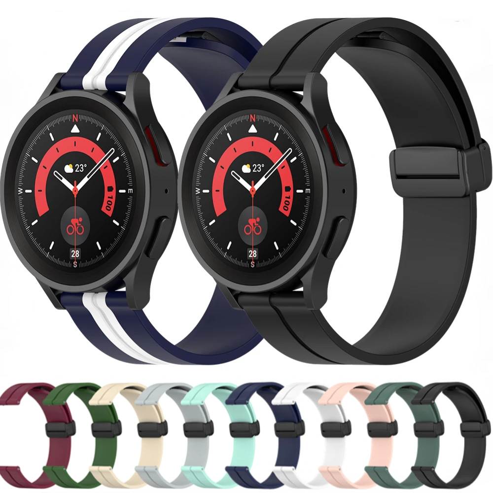 20mm 22mm Silicoen Magnetic Buckle Strap for Samsung Galaxy Watch 5/4/3/Gear S3/Huawei Watch GT/2/3/Pro Bracelet for Amazfit GTR
20mm 22mm Silicoen Magnetic Buckle Strap for Samsung Galaxy Watch 5/4/3/Gear S3/Huawei Watch GT/2/3/Pro Bracelet for Amazfit GTR