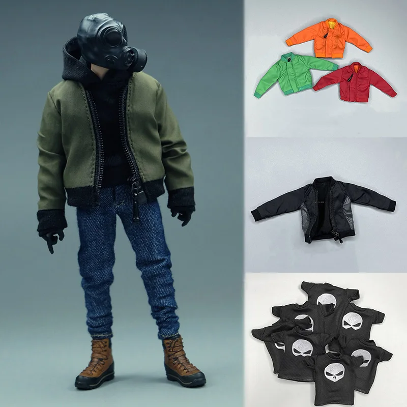 CROW DH TOYS 1/12 Scale Male Soldier Trend Loose Jacket Coat Jeans Printed T-Shirt Clothing Model 6 Inches Action Figures Body
CROW DH TOYS 1/12 Scale Male Soldier Trend Loose Jacket Coat Jeans Printed T-Shirt Clothing Model 6 Inches Action Figures Body