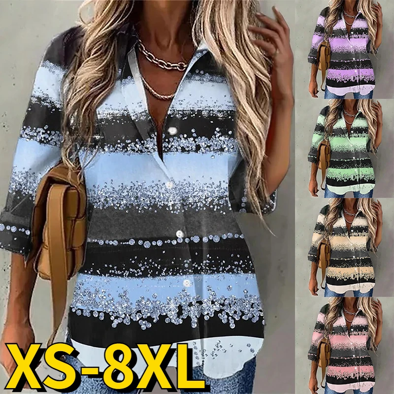 2023 Spring Everyday Street Trend Blouse Autumn Women Retro Loose Size Long Sleeve Sexy V-neck New Design Printing Button Shirt
2023 Spring Everyday Street Trend Blouse Autumn Women Retro Loose Size Long Sleeve Sexy V-neck New Design Printing Button Shirt