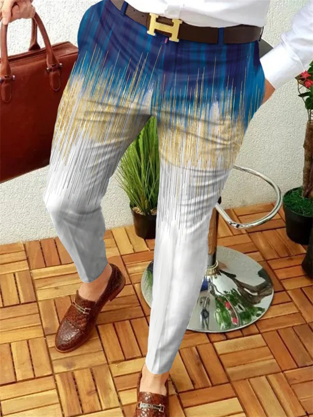 2024 men's 3D abstract printed straight leg pants, business casual pants, spring and autumn fashionable street clothing
2024 men's 3D abstract printed straight leg pants, business casual pants, spring and autumn fashionable street clothing
