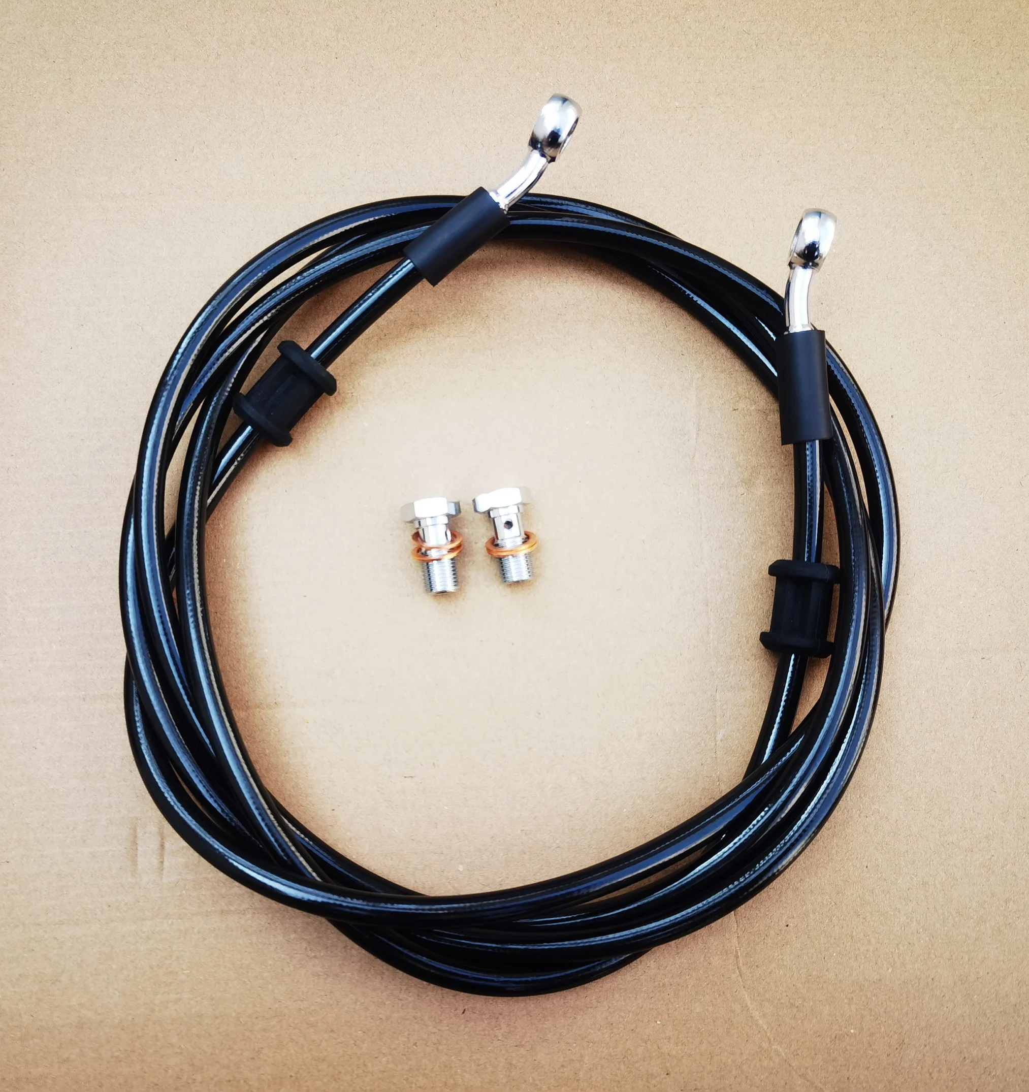 10mm 20° Banjo x2 AN3 Stainless Braided Universal Motorcycle Hydraulic Brake Hose Clutch Oil Line Tube For Racing Bike ATV UTV
10mm 20° Banjo x2 AN3 Stainless Braided Universal Motorcycle Hydraulic Brake Hose Clutch Oil Line Tube For Racing Bike ATV UTV