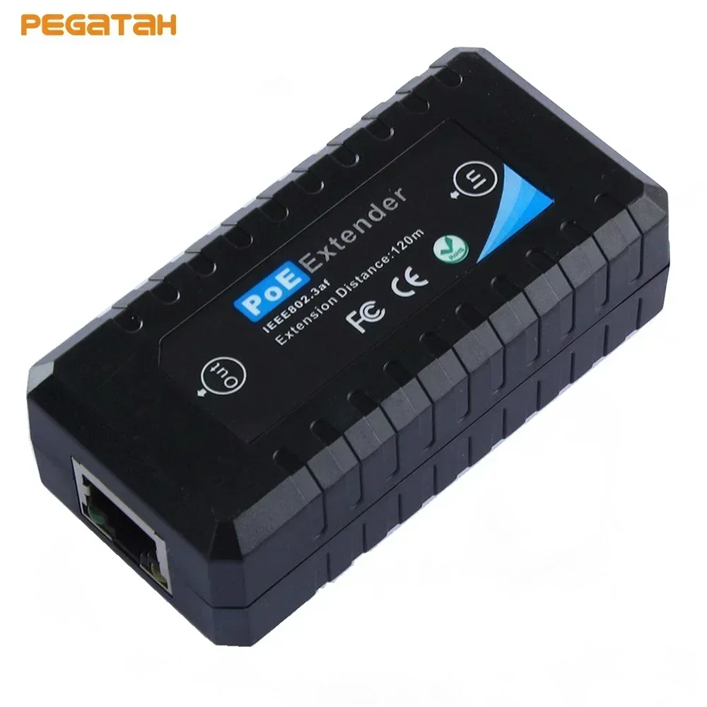 NEW 1 Port POE IEEE802.3af Ethernet Extender / Repeater for CCTV IP Cameras About 120 Meters (max) Under Standard CAT5 Cable
NEW 1 Port POE IEEE802.3af Ethernet Extender / Repeater for CCTV IP Cameras About 120 Meters (max) Under Standard CAT5 Cable