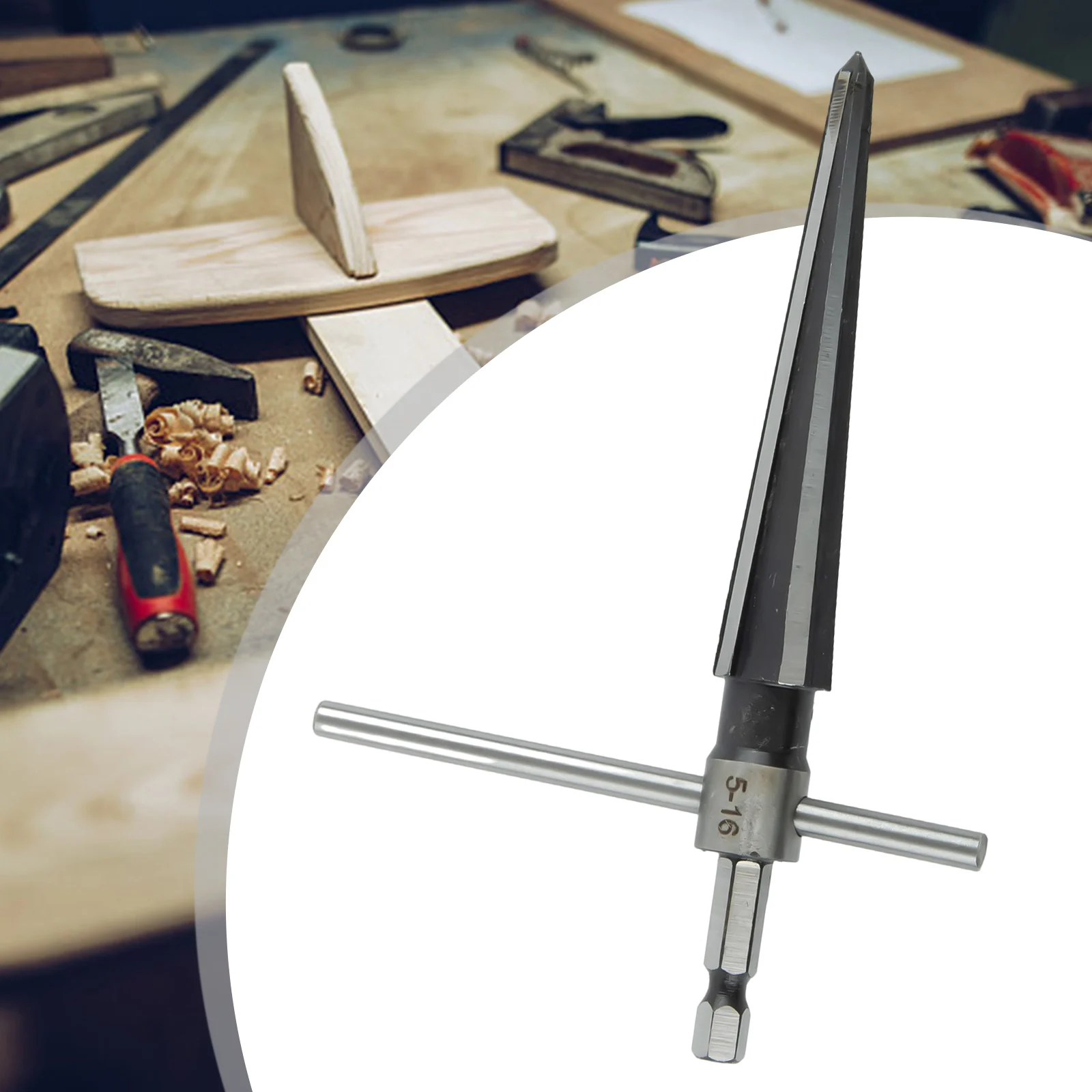 1pc Hand Held Reamer 128.7mm Length 5-16mm Size Hex Shank 45# Steel For Wood Board Sink Holes Chamfers Inverted Taper
1pc Hand Held Reamer 128.7mm Length 5-16mm Size Hex Shank 45# Steel For Wood Board Sink Holes Chamfers Inverted Taper