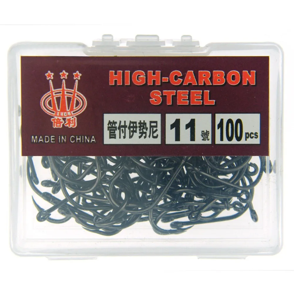 100pcs Fishhook Fish Treble Catfish Circle Hooks Carbon Steel 4#-12# Outdoor Fishing Tool Accesseries For Soft Lure Carbon Steel
100pcs Fishhook Fish Treble Catfish Circle Hooks Carbon Steel 4#-12# Outdoor Fishing Tool Accesseries For Soft Lure Carbon Steel