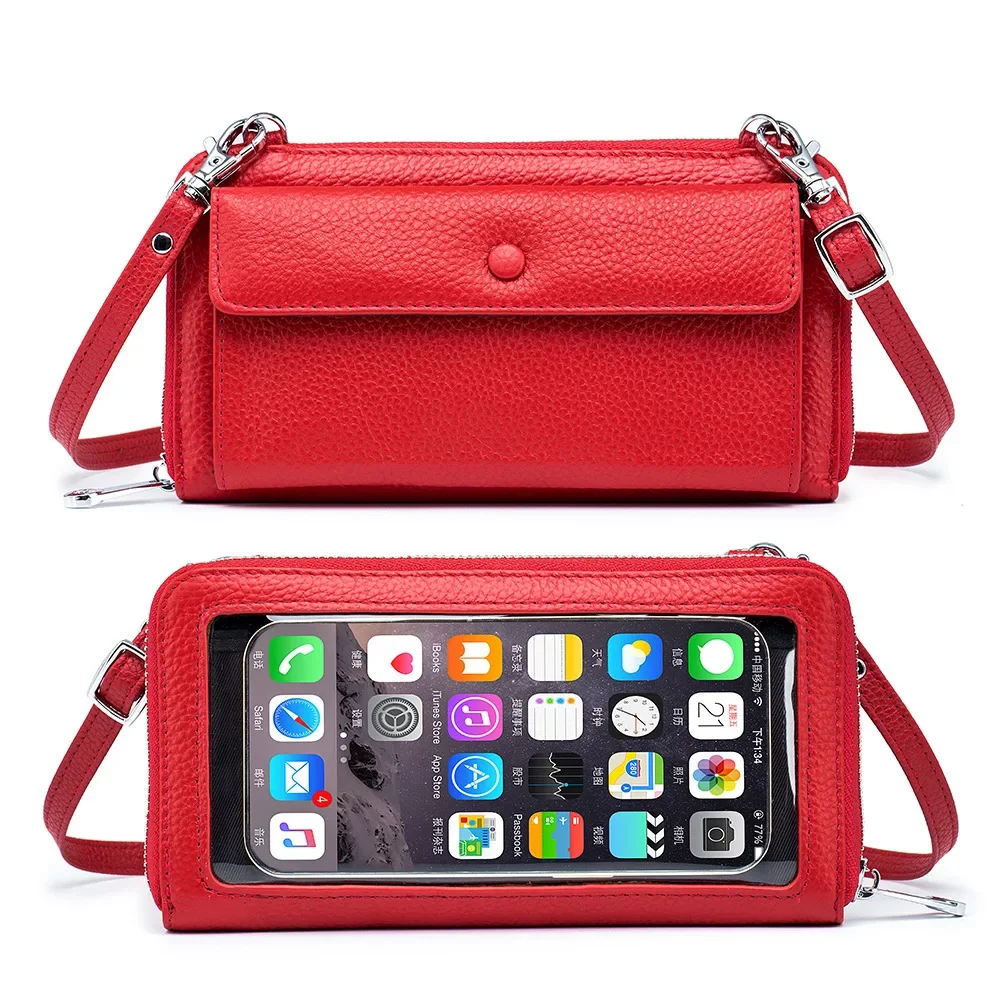Genuine Leather Women's Crossbody Bag 2023 New Touch Screen Mobile Phone Shoulder Bag Long Wallet Versatile Women Small Clutch
Genuine Leather Women's Crossbody Bag 2023 New Touch Screen Mobile Phone Shoulder Bag Long Wallet Versatile Women Small Clutch