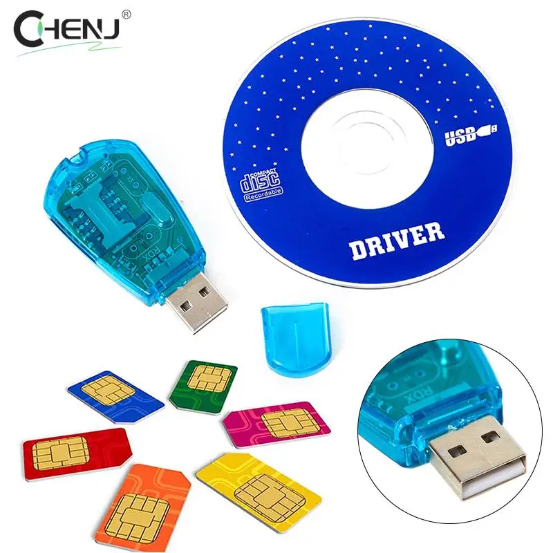 

Reader USB SIM Card Reader Simcard Writer/Copy/Cloner/Backup GSM CDMA WCDMA Cellphone DOM668