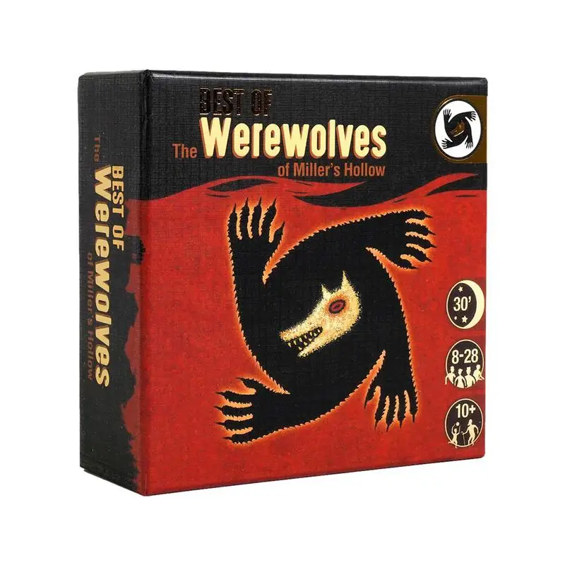 

Party Game Cards Educational Toy Wolf Card Game Scary Strategy Games Party Supplies Board Game For Events Parties Festivals