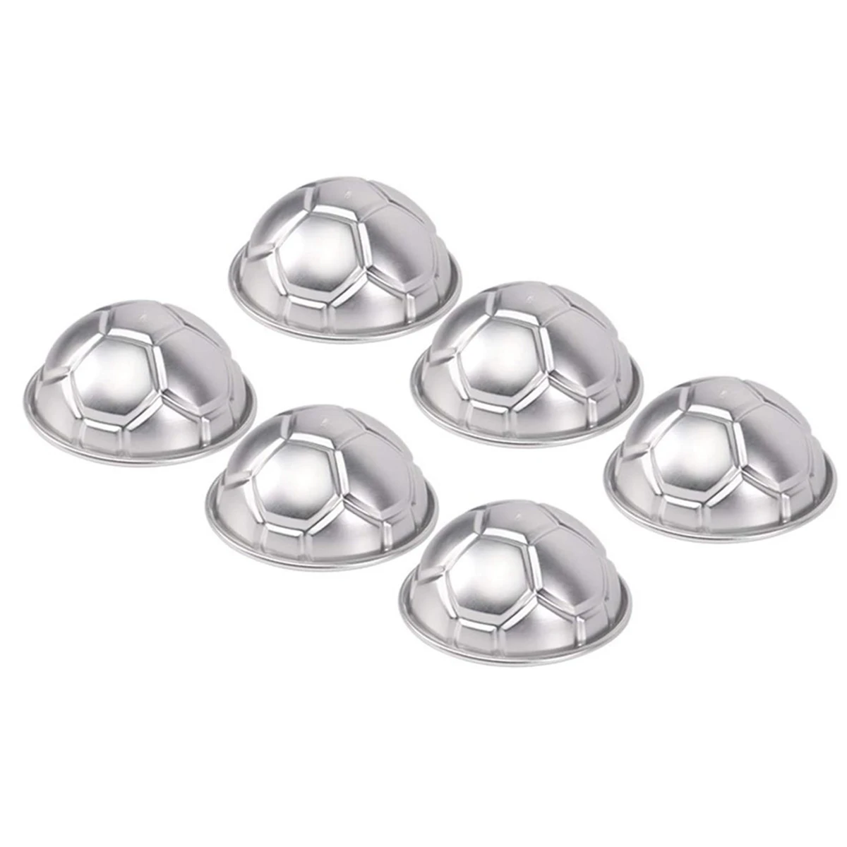 6 Pcs Mini Soccer Ball Cake Pan,Aluminum Cupcake Baking Pans,Half Sphere Shape Chocolate Pudding Tiny Mold Decorating
6 Pcs Mini Soccer Ball Cake Pan,Aluminum Cupcake Baking Pans,Half Sphere Shape Chocolate Pudding Tiny Mold Decorating