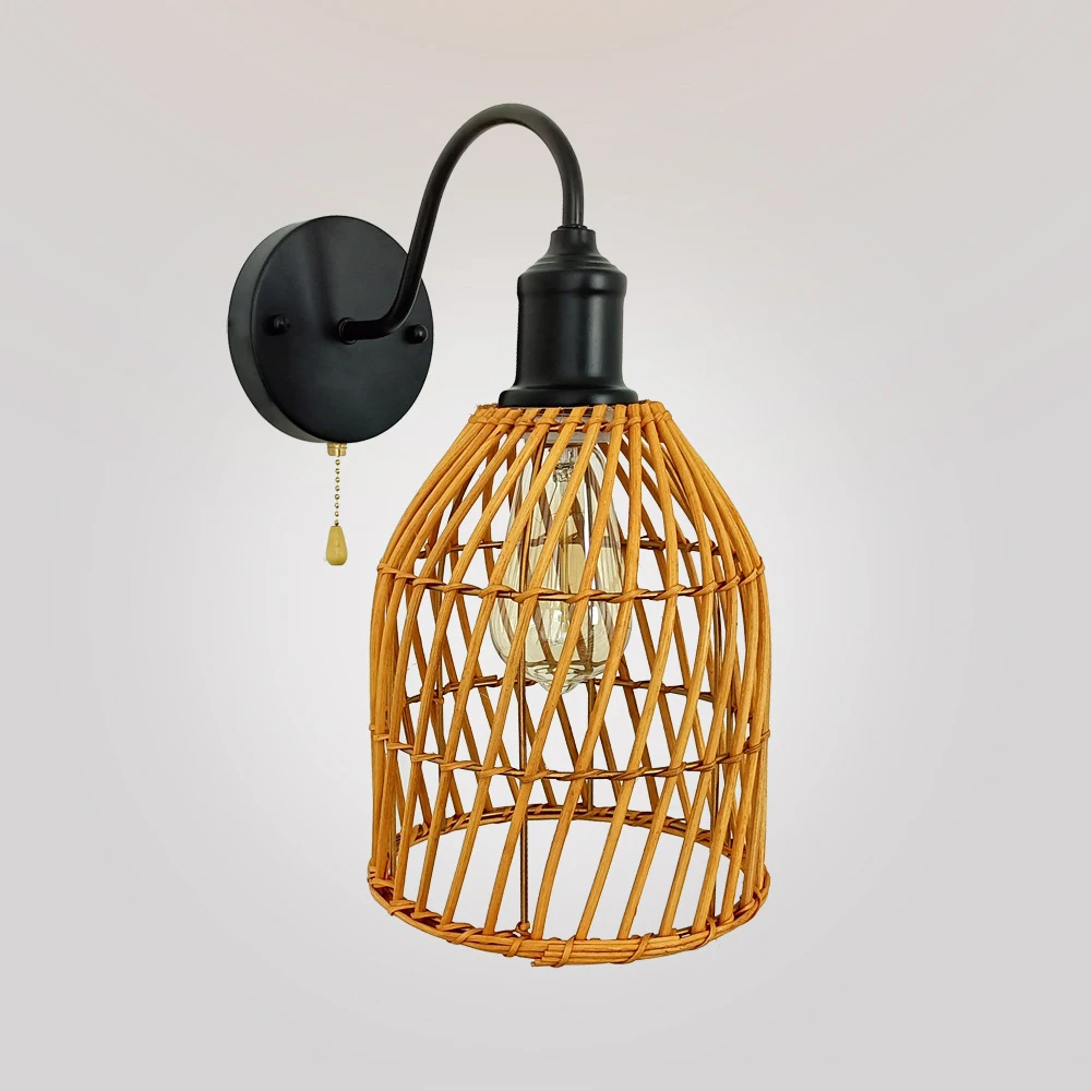 Retro Rattan Art Hotel Bedside Lamp Corridor Aisle Bedroom Wall Light Japanese Zipper Wall Lamp For Restaurant Cafe Home Decor
Retro Rattan Art Hotel Bedside Lamp Corridor Aisle Bedroom Wall Light Japanese Zipper Wall Lamp For Restaurant Cafe Home Decor