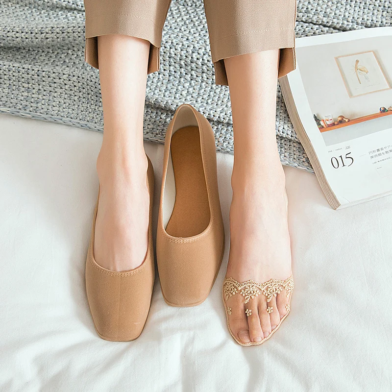 2023 NEW 3 Pair Women Sock Summer Slippers Short Solid Color Nylon Lace Non-slip Breathable Invisiable Silicone Mesh Socks
2023 NEW 3 Pair Women Sock Summer Slippers Short Solid Color Nylon Lace Non-slip Breathable Invisiable Silicone Mesh Socks