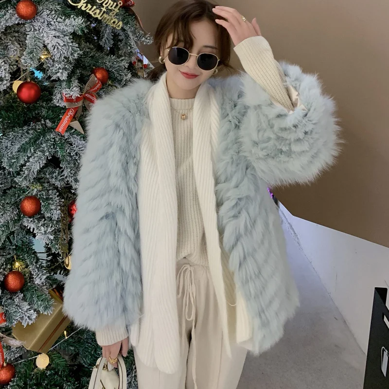 Jacket Loose Warm Fashionable Lapel Ladies Plush Overcoat New Winter Faux Fox Fur Casual Thicken Female Korean
Jacket Loose Warm Fashionable Lapel Ladies Plush Overcoat New Winter Faux Fox Fur Casual Thicken Female Korean