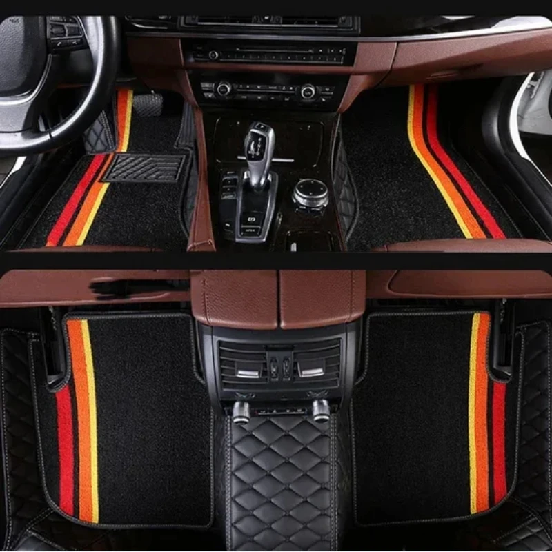 

Customized Color Bar Luxury Car Floor Mat for Ford Explorer 2021-2022 Year 6 Seat 7 Seat Territory 2019-2023 Interior Details