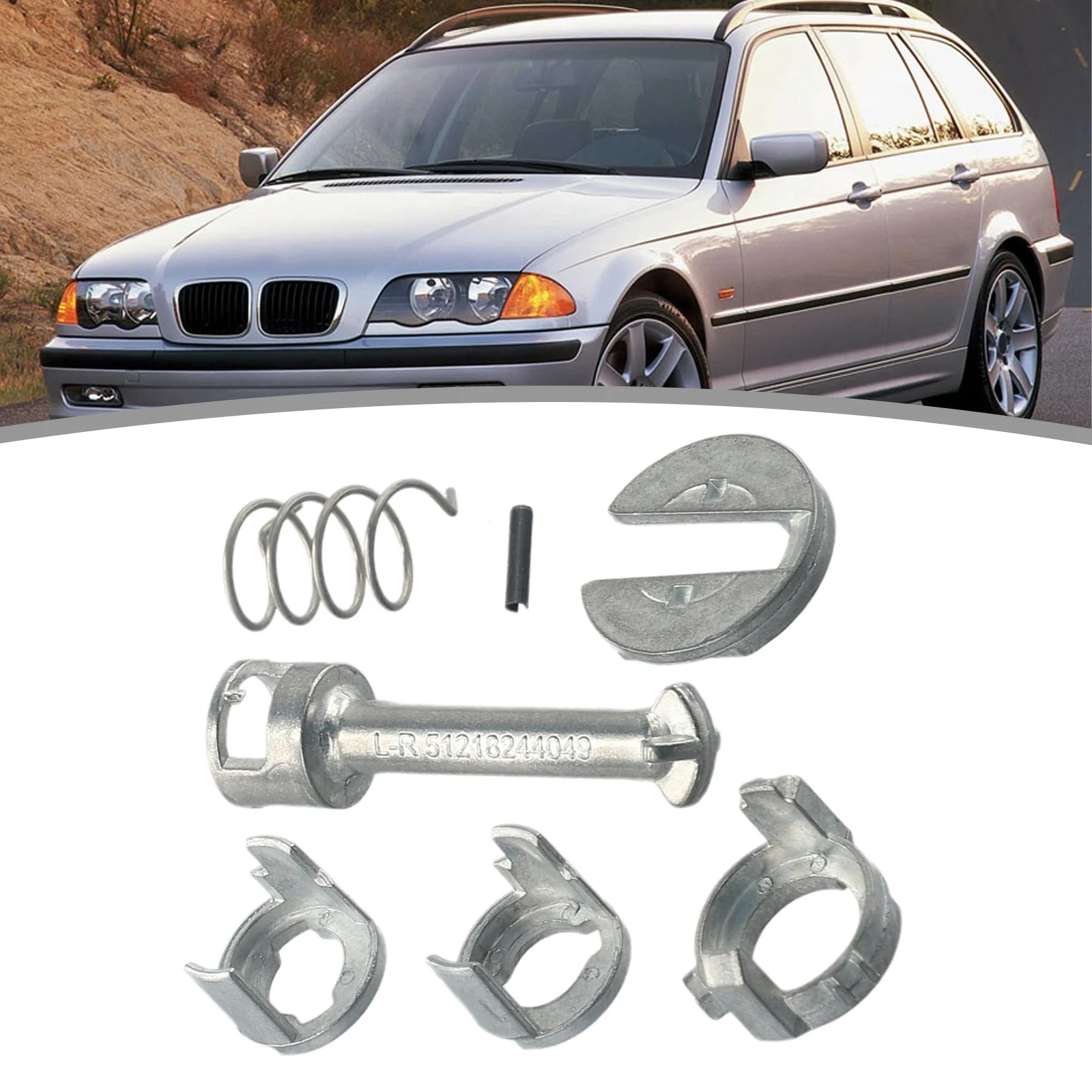 Car Door Lock Cylinder Repair Kit For BMW E46 323i 325i 328i 330i M3 1998-06 51-21-8-244-049, 51217019973, 51218244049
Car Door Lock Cylinder Repair Kit For BMW E46 323i 325i 328i 330i M3 1998-06 51-21-8-244-049, 51217019973, 51218244049