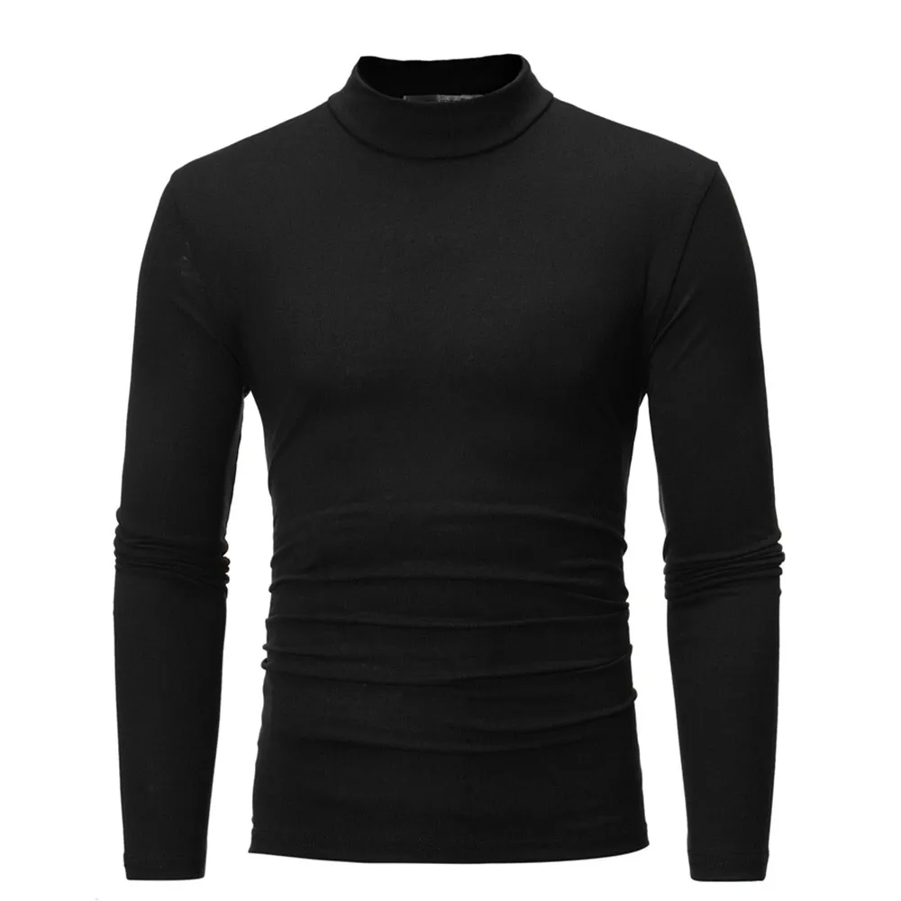 New Mock Neck Basic T Shirt For Men Undershirts Solid Color Long Sleeve Slim Fit Muscle Pullover Tees Tops T-Shirts Clothing
New Mock Neck Basic T Shirt For Men Undershirts Solid Color Long Sleeve Slim Fit Muscle Pullover Tees Tops T-Shirts Clothing
