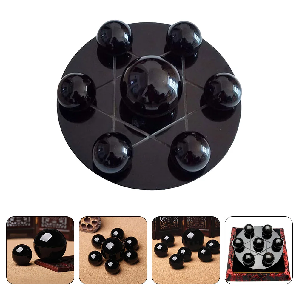 1 Set of Chic Obsidian Crystal Ball Group Unique Indoors Desktop Natural Obsidian Crystal Ball Figurine Home Decor
1 Set of Chic Obsidian Crystal Ball Group Unique Indoors Desktop Natural Obsidian Crystal Ball Figurine Home Decor