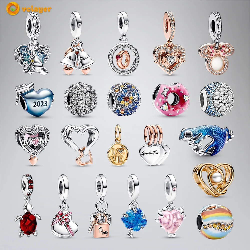 Volayer 925 Sterling Silver Beads Heart & Mum Heart & Dog Double Birthday Gift Box Dangle Charms fit Original Pandora Bracelets
Volayer 925 Sterling Silver Beads Heart & Mum Heart & Dog Double Birthday Gift Box Dangle Charms fit Original Pandora Bracelets