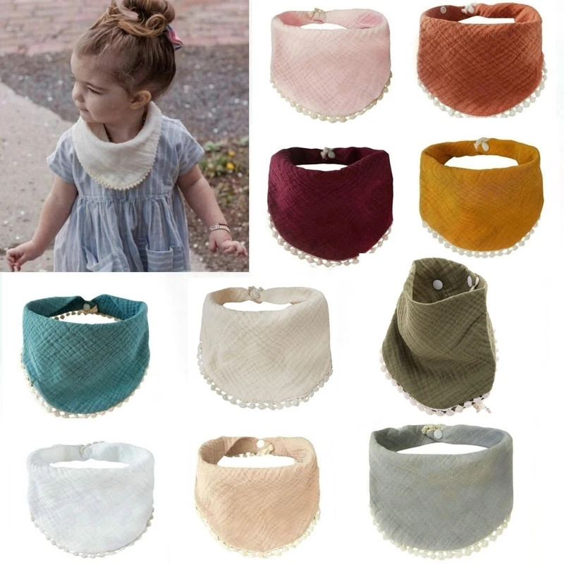 1 Pc Baby Bibs Cotton Accessories Newborn Solid Color Button Soft for TRIANGLE Towel Feeding Drool Bibs
1 Pc Baby Bibs Cotton Accessories Newborn Solid Color Button Soft for TRIANGLE Towel Feeding Drool Bibs