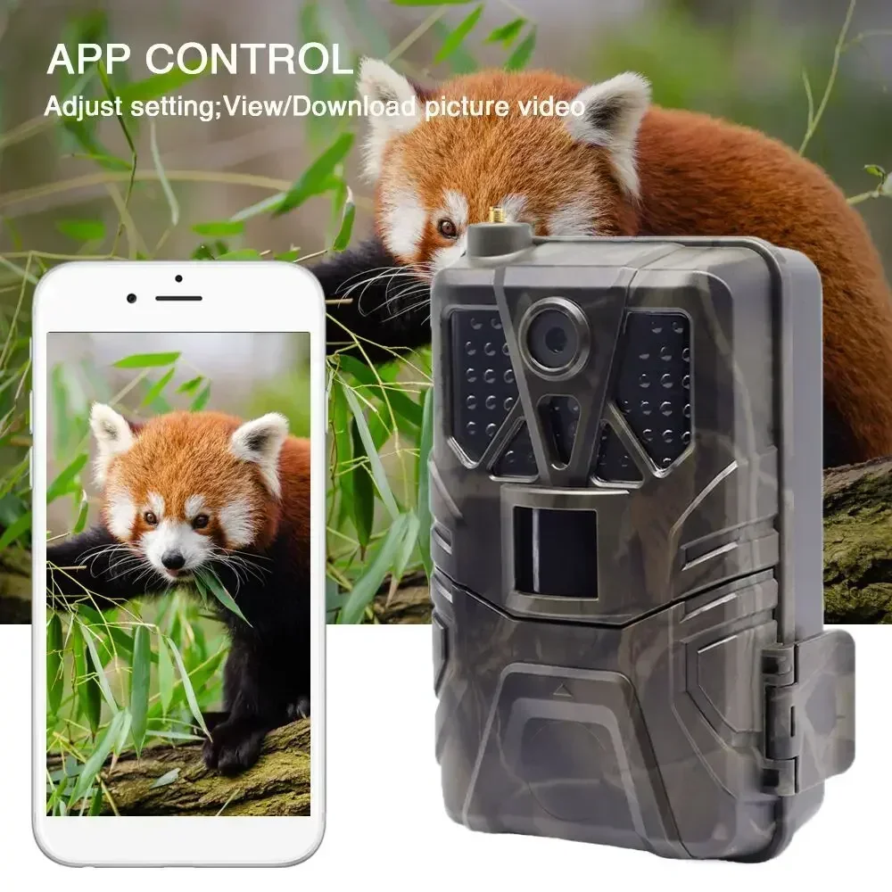 HC-910pro 4G APP control 4K 30fps video 36MP photo 2.0" LCD screen 20 meters backlight Infrared Wildlife trail Hunting Camera
HC-910pro 4G APP control 4K 30fps video 36MP photo 2.0" LCD screen 20 meters backlight Infrared Wildlife trail Hunting Camera
