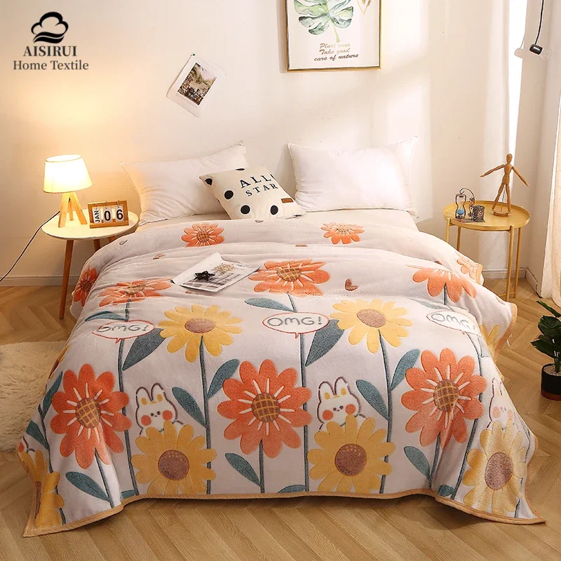 Sunflowers Coral Fleece Blanket Full/Queen/King Size Bed Plaid for Winter Warm Stitch Fluffy Bedspread Plaid Sofa Bedroom Decor
Sunflowers Coral Fleece Blanket Full/Queen/King Size Bed Plaid for Winter Warm Stitch Fluffy Bedspread Plaid Sofa Bedroom Decor
