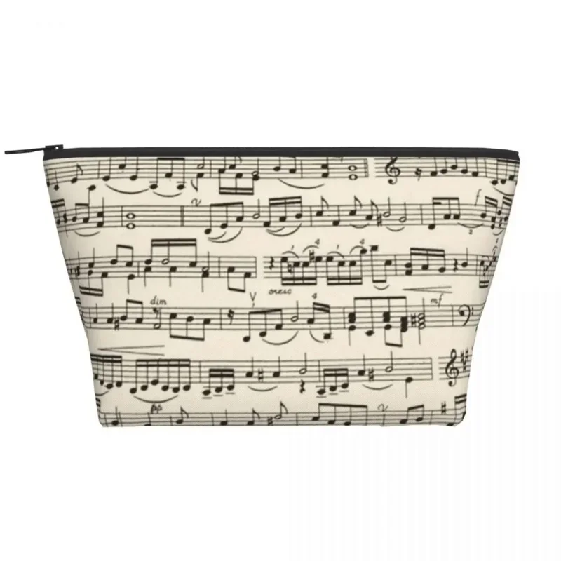 Sheet Music Trapezoidal Portable Makeup Bags Daily Storage Bag Cosmetic Case for Travel Toiletry Jewelry Bag
Sheet Music Trapezoidal Portable Makeup Bags Daily Storage Bag Cosmetic Case for Travel Toiletry Jewelry Bag